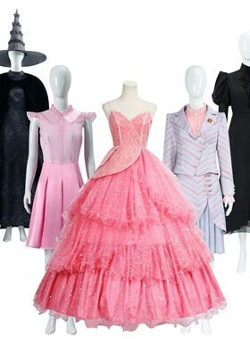 Gotic Movie Wicked Cosplay Witches Costumes Glinda Elphaba C