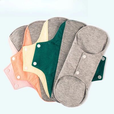 Cotton Leak Proof Diaper Pads, Washable Sanitary Napkins, Ad