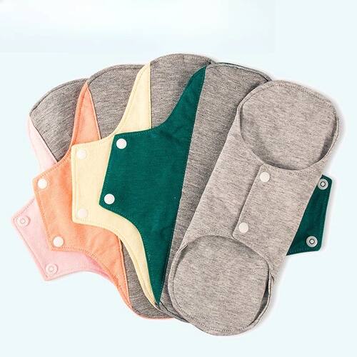 Cotton Leak Proof Diaper Pads, Washable Sanitary Napkins, Ad
