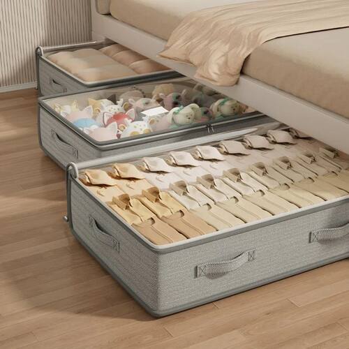 Under Bed Storage Containers Rectangle Multipurpose Organize