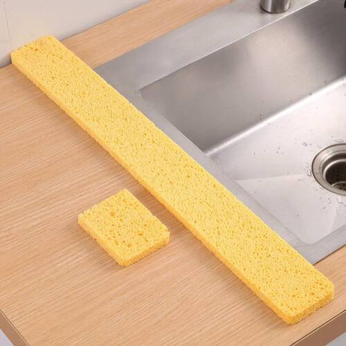 59cm Wood Pulp Cotton Kitchen Sink Sponge Pad Long Strip Abs