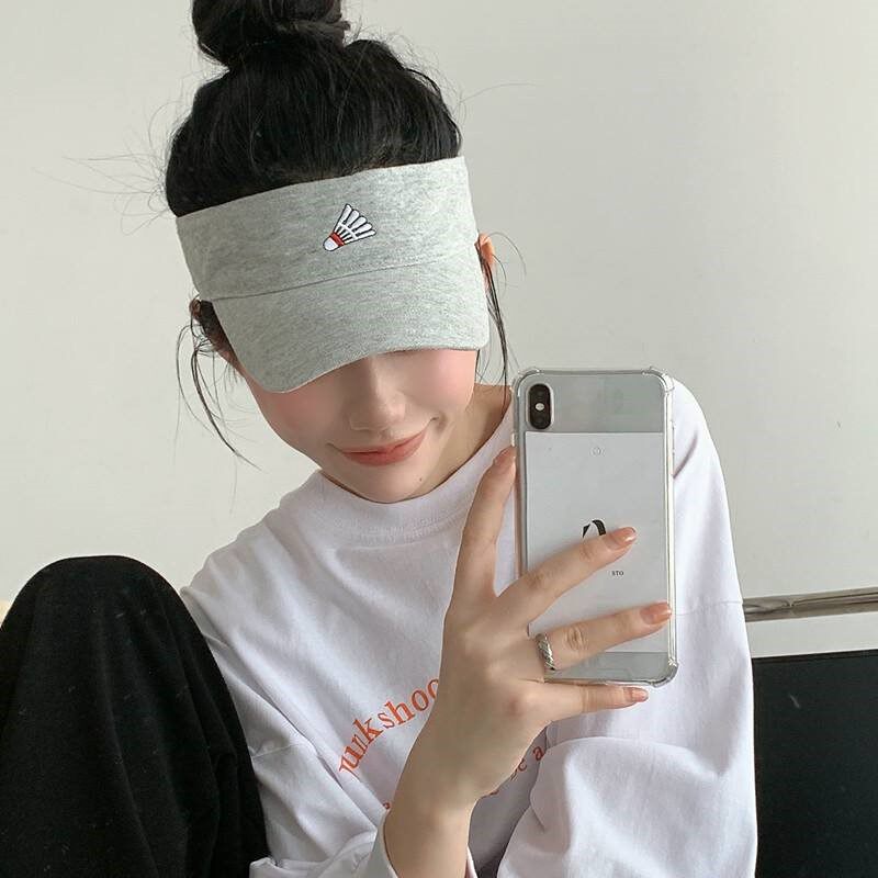 户外防晒跑步棒球帽高尔夫帽空顶遮阳运动鸭舌帽女夏季无顶帽子潮