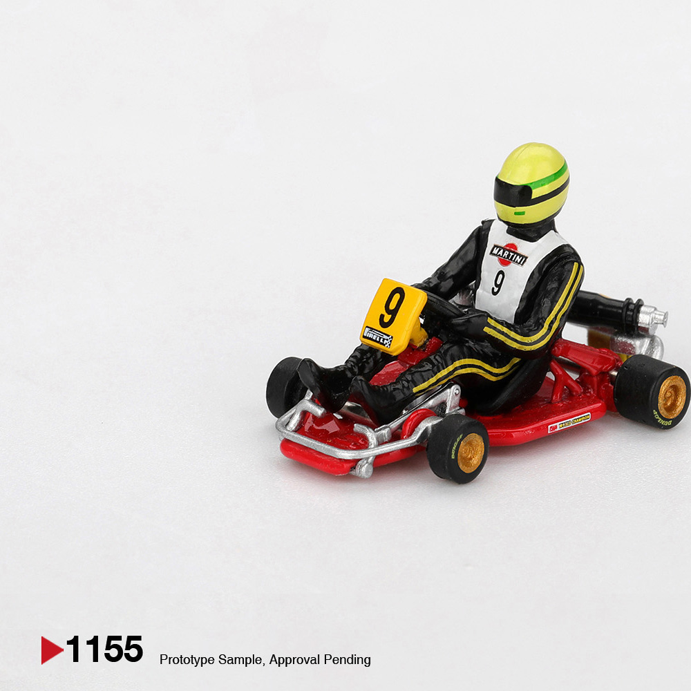 MINI GT 1:64 塞纳Senna Kart Formula K #9 Ayrton Senna da