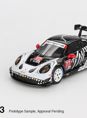 MINI GT 1:64 Porsche 911 GT3 R #77 AO Racing 2025 IMSA 车模