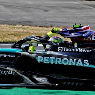 Minichamps 1:43 AMG  TEAM F1 W15 汉密尔顿 英国站-车模