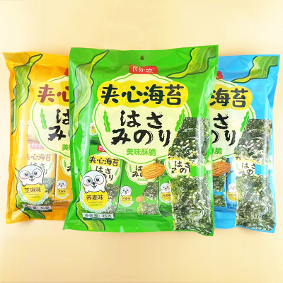 食亦欢夹心海苔36g芝麻巴旦木味