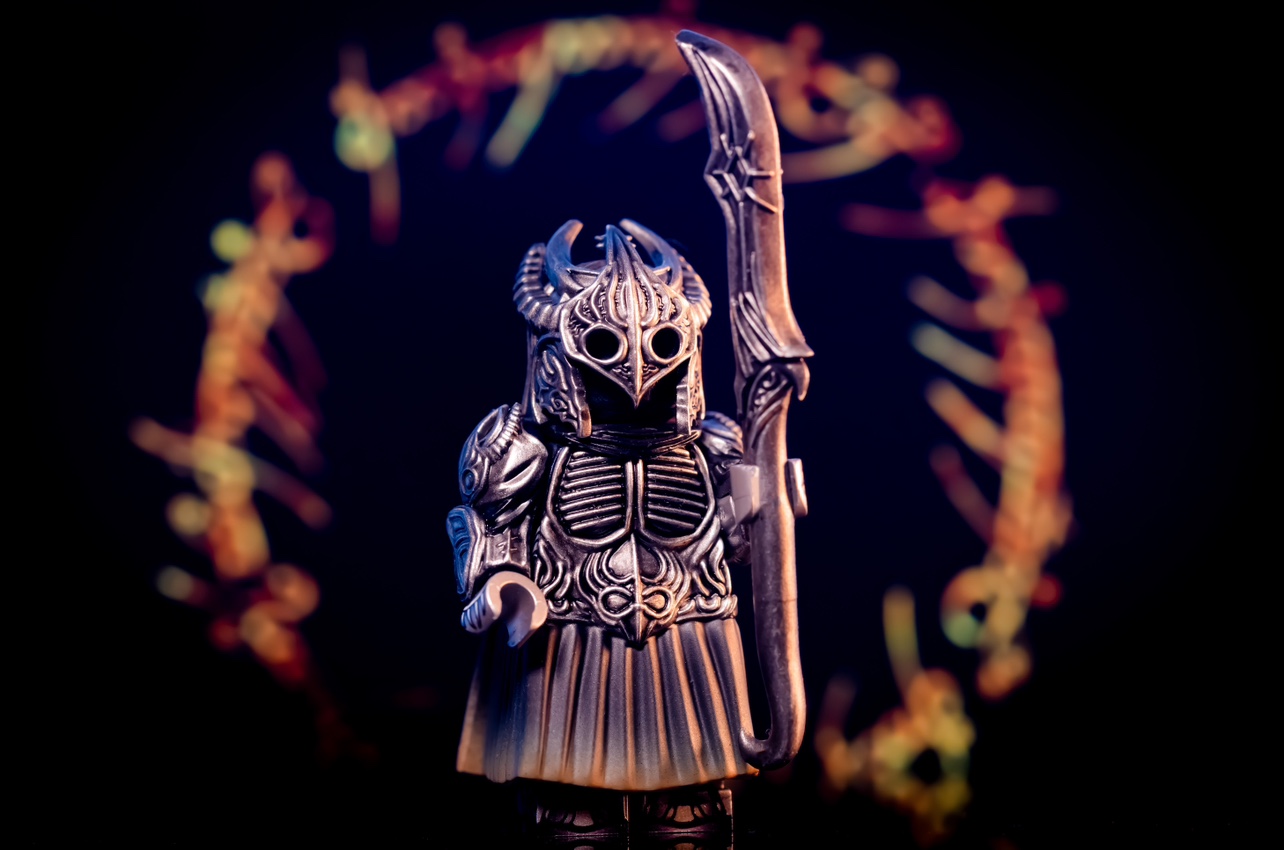 thumbnail for 【Spot】LIBERTY third-party minifigure Lord of the Rings Lord of the Rings Witch King Knight puppet figures