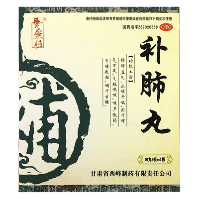 【乐天】补肺丸9g*40丸/盒