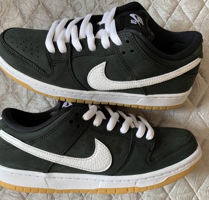 适配Nike SB Dunk Low低帮板鞋黑白椭圆9mm鞋带黑生胶半圆鞋绳