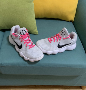 适配Hyperdunk X Low 2017白色粉色蓝色椭圆鸳鸯鞋带纯色鞋绳子