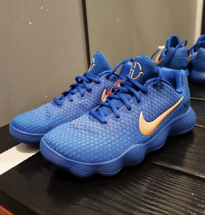 适配Hyperdunk X Low 2017白色粉色蓝色椭圆鸳鸯鞋带纯色鞋绳子