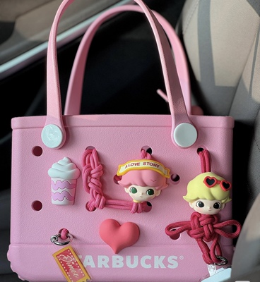 洞洞包包配饰dimoo笛莫立体公仔可爱风挎包装饰品crocs包挂件diy