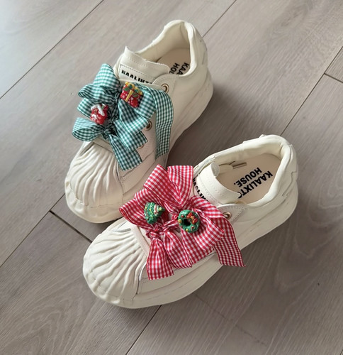 圣诞鞋扣氛围感鞋花kaalixto面包鞋运动鞋diy配饰装饰扣红绿鞋带