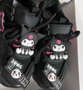 新款库洛米鞋带扣鞋子装饰扣鞋带上的装饰品diy可爱卡通个性配饰