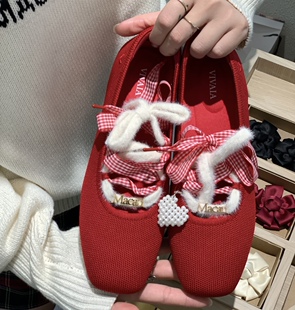 适用于VIVAIA芭蕾舞鞋diy鞋花樱桃水晶串珠珍珠蝴蝶丝绸蕾丝鞋带