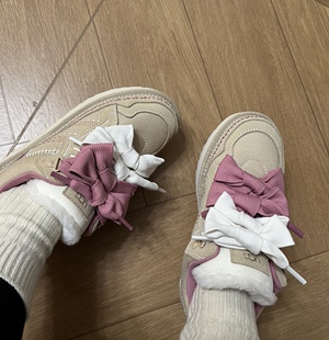 适配ugg梅尔鞋薄底鞋鞋绳加宽白色灰色鞋带金Diy2.2cm宽鞋带绳子