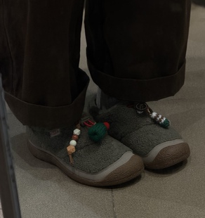 diy科恩小羊蹄圣诞装饰串珠ins韩国登山鞋勃肯鞋大孔珠子keen配件