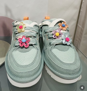 适用于ugg梅尔鞋镂空不规则小花朵鞋带扣德训鞋装饰DIY多巴胺配饰