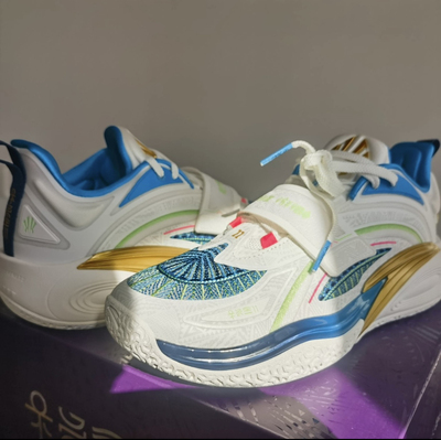 适配Anta安踏KAI 1 欧文一代氮科技蓝白蓝双层彩色头篮球鞋鞋带