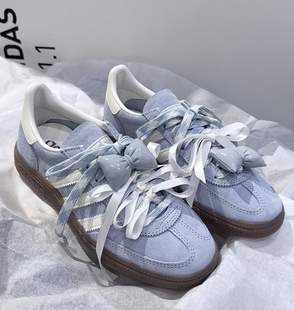 适配阿迪spezial德训鞋ins千鸟格纹鞋带diy三叶草samba丝带鞋绳