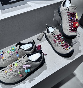 点点圆形原装鞋带适配科恩keen鞋带jasper红色紫色户外登山鞋女款