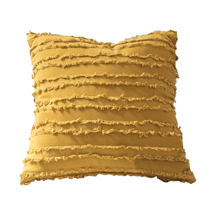 棉麻剪花沙发抱枕靠垫背客厅飘窗抱枕套50x50大号靠枕床头靠背垫