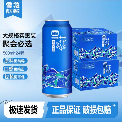 雪花啤酒勇闯天涯9度（概念系列）500ml*12罐*2箱共24罐正品保证
