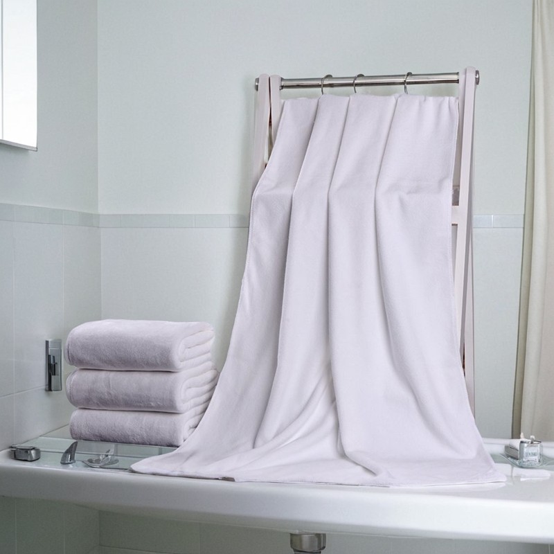 酒店宾馆白毛巾浴巾洗脸纯棉加厚加大洁面巾旅游用品便携满29包邮