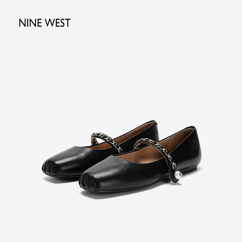 Nine West/玖熙2026夏季新款女士芭蕾舞平底鞋玛丽珍单鞋女款女鞋
