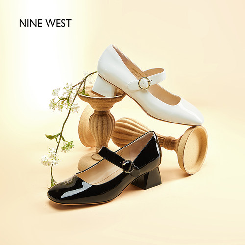 NineWest/玖熙高跟玛丽珍鞋