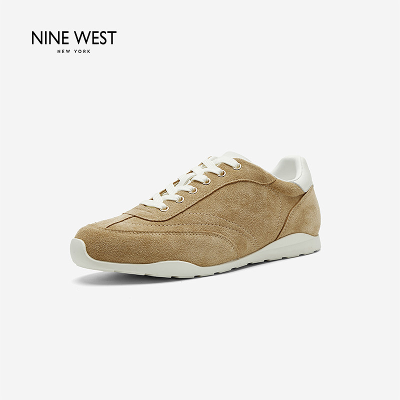 Nine West/玖熙2026新款德训鞋女百搭日常舒适简约休闲鞋通勤女鞋