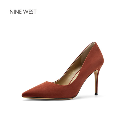 NineWest/玖熙红色高跟鞋