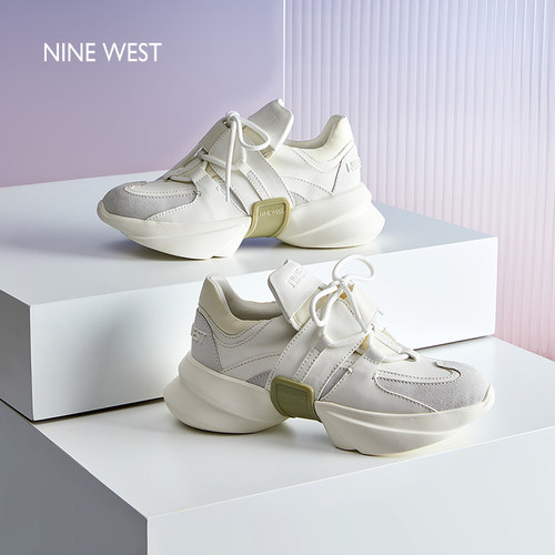 NineWest/玖熙厚底老爹鞋女