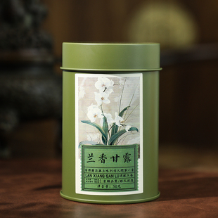 谈心 兰香甘露花茶浓香型2025新茶罐装 蒙顶山绿茶剑兰花茶叶