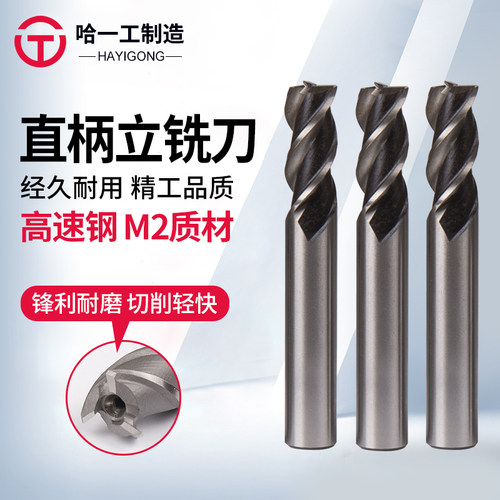 12133刃哈一工直柄立铣刀