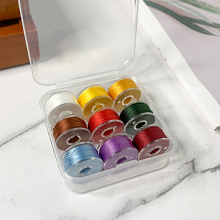 3股股线0.3mm新品基础9色迷你套装绕线圈diy手工编织线穿珠手绳子