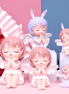 安妮天使宝贝蛋糕装饰摆件小公主娃娃可爱女孩生日甜品台烘焙插件