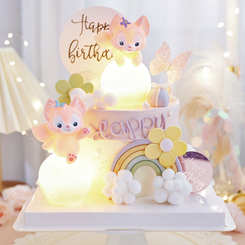 Q版可爱玲娜贝儿装饰摆件