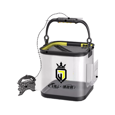 户外鱼箱透明活鱼桶可折叠装鱼桶
