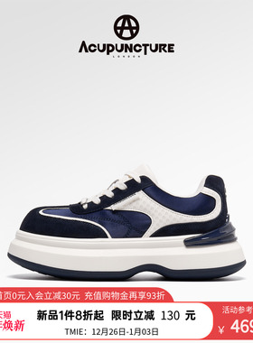 ACUPUNCTURE/爱克佩特圈A秋季新款时尚厚底休闲鞋女增高运动板鞋