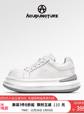 ACUPUNCTURE/爱克佩特圈A2025新品厚底百搭大头休闲鞋女增高情侣