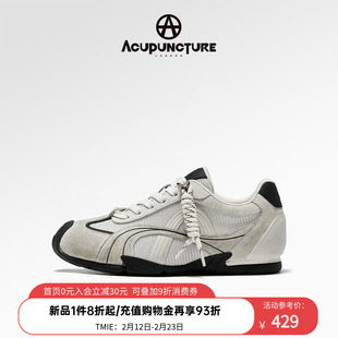 ACUPUNCTURE/爱克佩特圈A2026春新款复古德训鞋女舒适平底休闲鞋