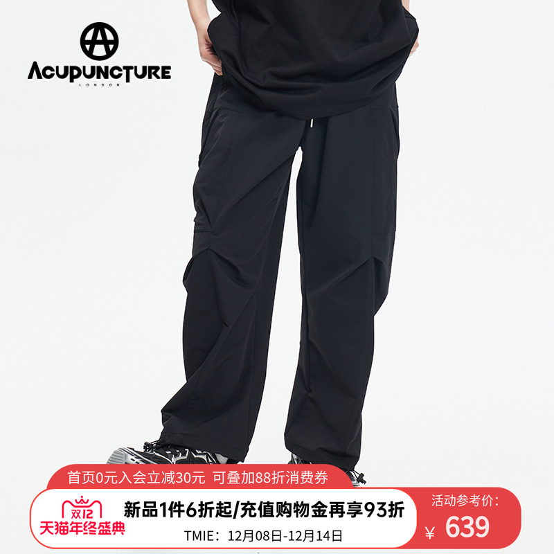 ACUPUNCTURE爱克佩特工装裤多口袋宽松户外运动长裤冲锋裤男女