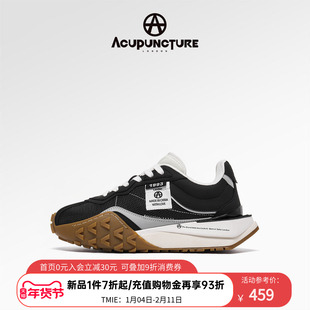 ACUPUNCTURE/爱克佩特圈A潮牌休闲慢跑鞋情侣款厚底增高运动鞋春
