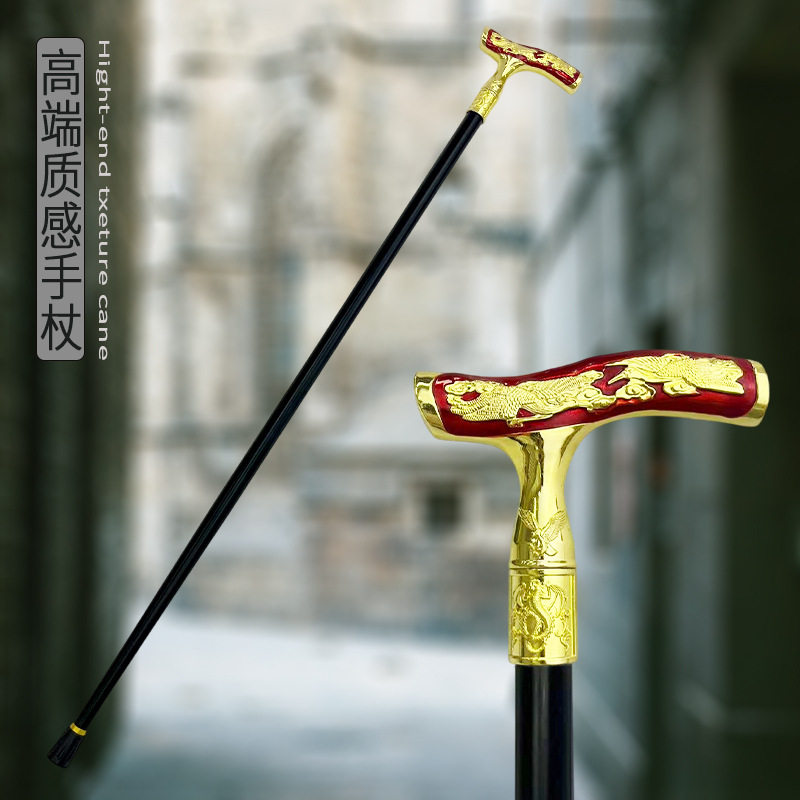 铝合金老人拐杖防滑耐磨徒步登山杖 cos漫展万圣节道具绅士杖批发