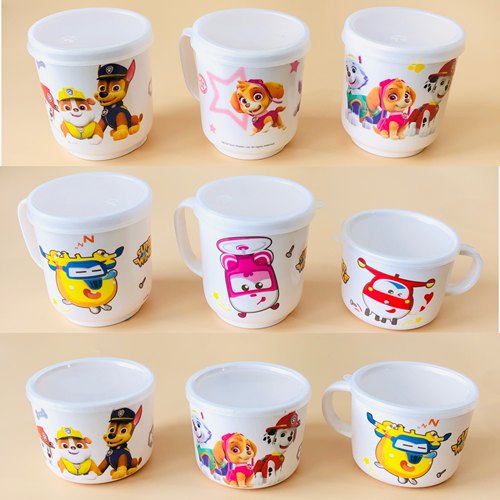 汪汪队餐具家用卡通密胺儿童水杯