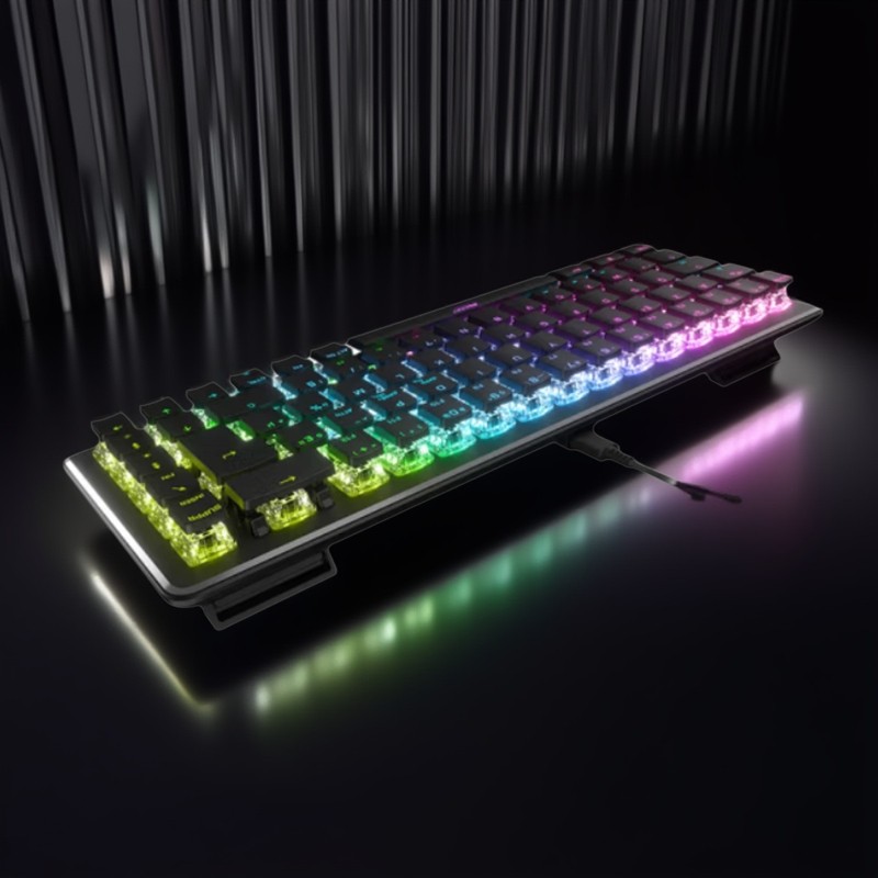 ROCCAT/冰豹VULCAN瓦肯II MINI黑色机械游戏有线光轴电竞键盘库存
