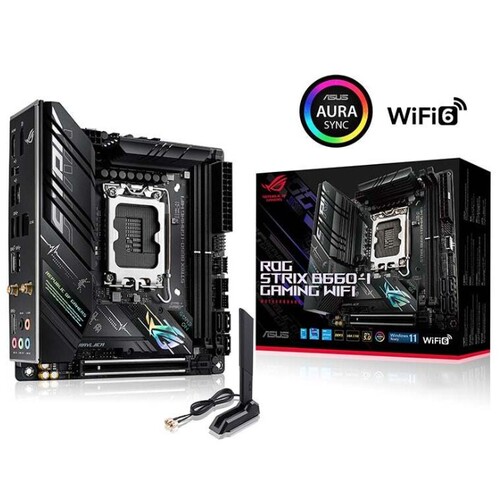 华硕 ROG STRIX B660-I GAMING WIFI台式机游戏主板 全新D5