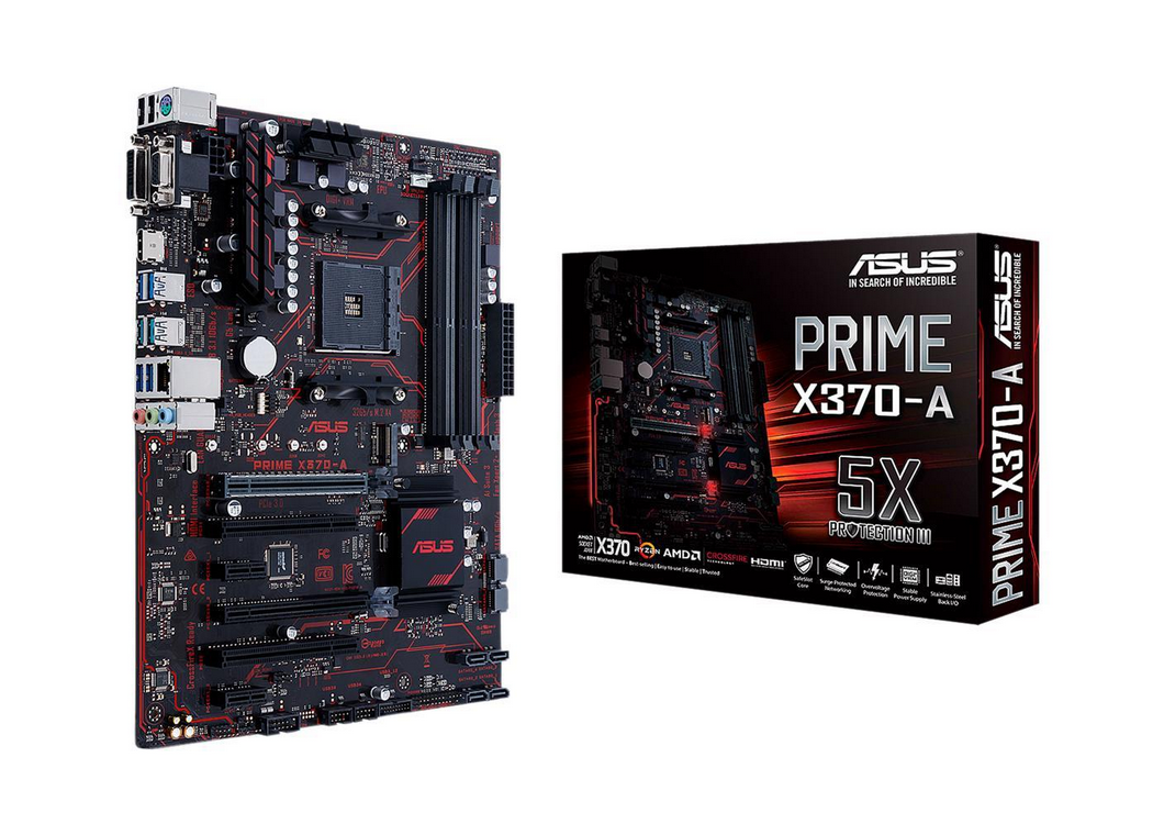 Asus/华硕 PRIME X370-A台式机主板Socket AM4 DDR4库存-封面