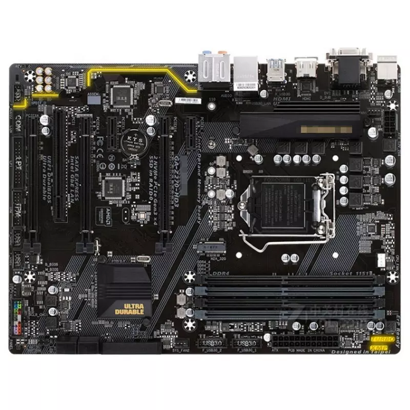 gigabyte/技嘉 z270 hd3 lga1151 ddr4台式机游戏主板 库存